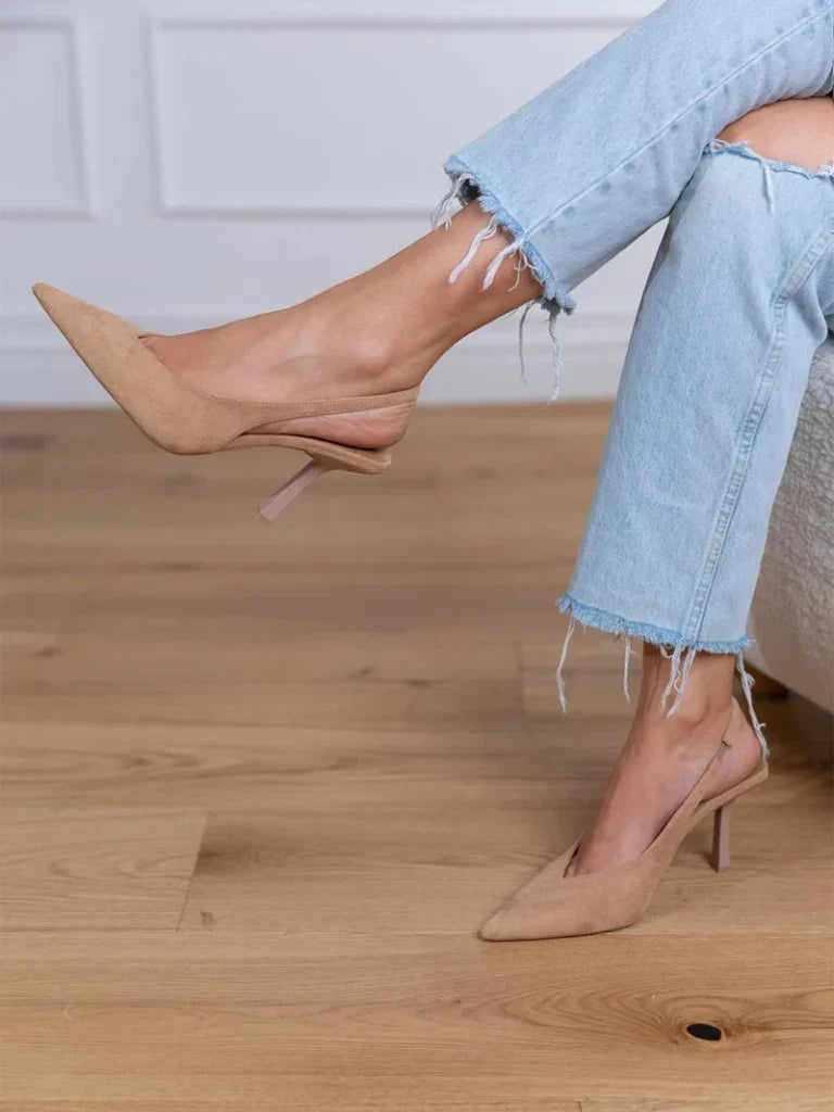 Corrina | Puntige Slingback Hakken