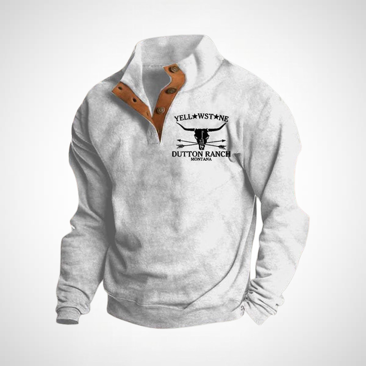 Alwin| Premium Sweatshirt met Knopen