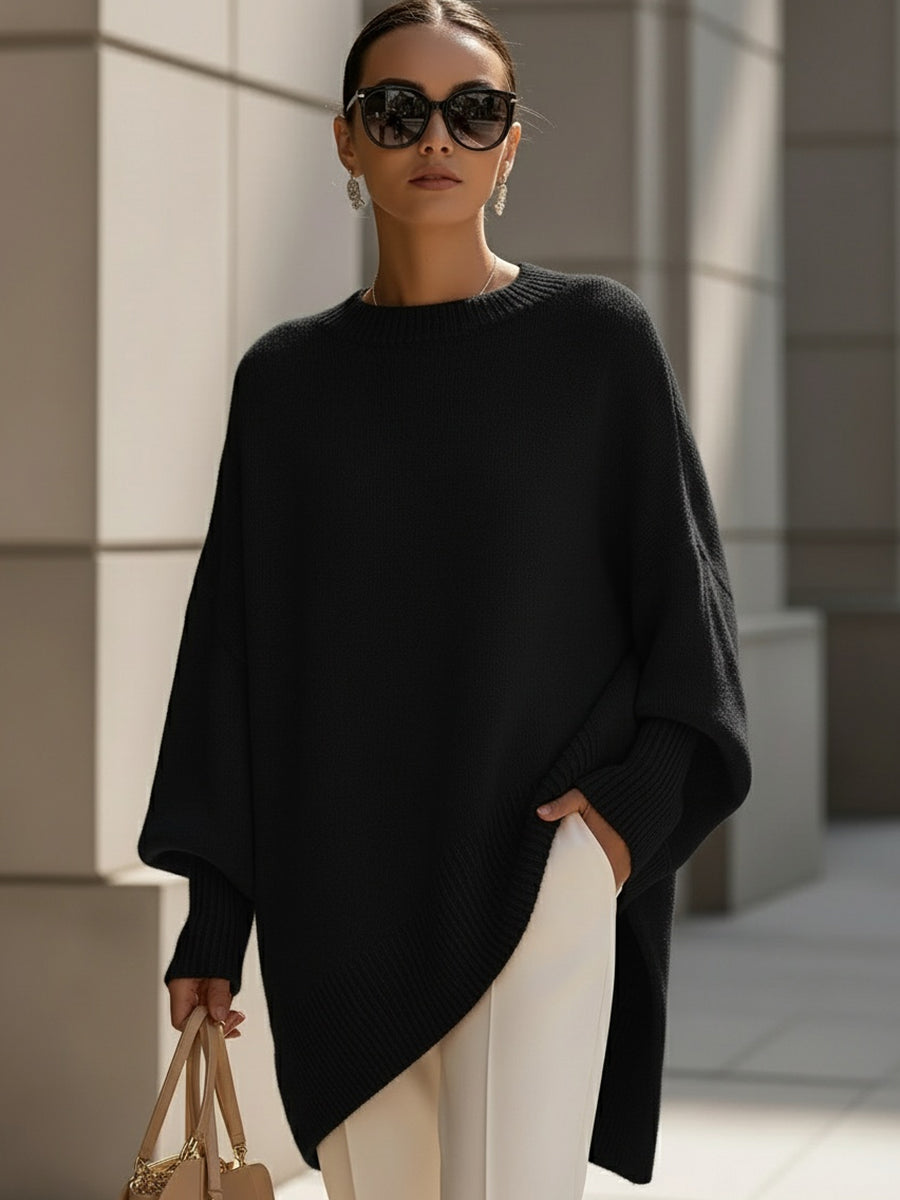 Rozanne | Oversized poncho trui