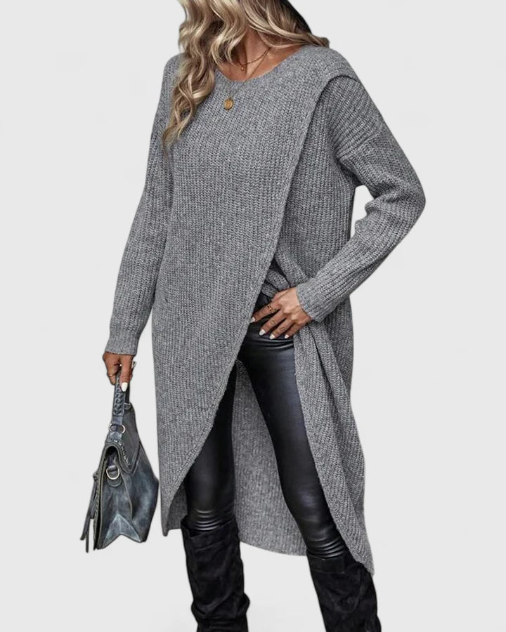 Elsemiek | Elegante trui-jurk met rechte pasvorm