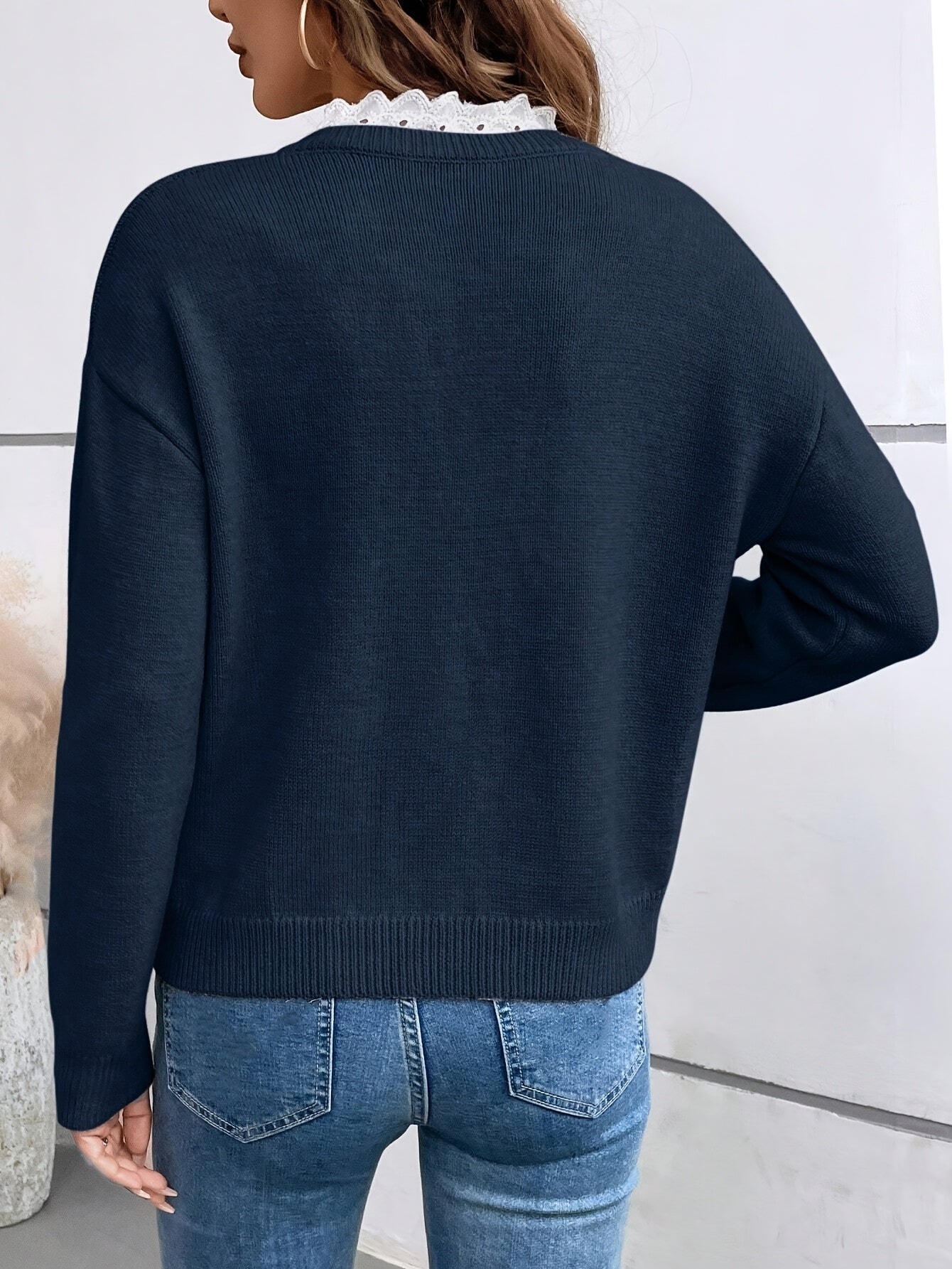 Amalia | Top met kanten detail