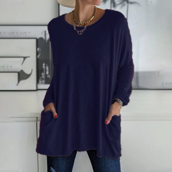 Barbara | Relaxed Lange Mouwen Top