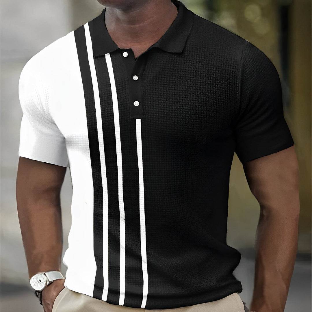 Romeo | Heren Poloshirt met Stijlvolle Strepen – Slim Fit
