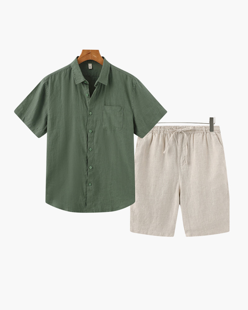 Van Heuven | Linnen Set (Shorts)