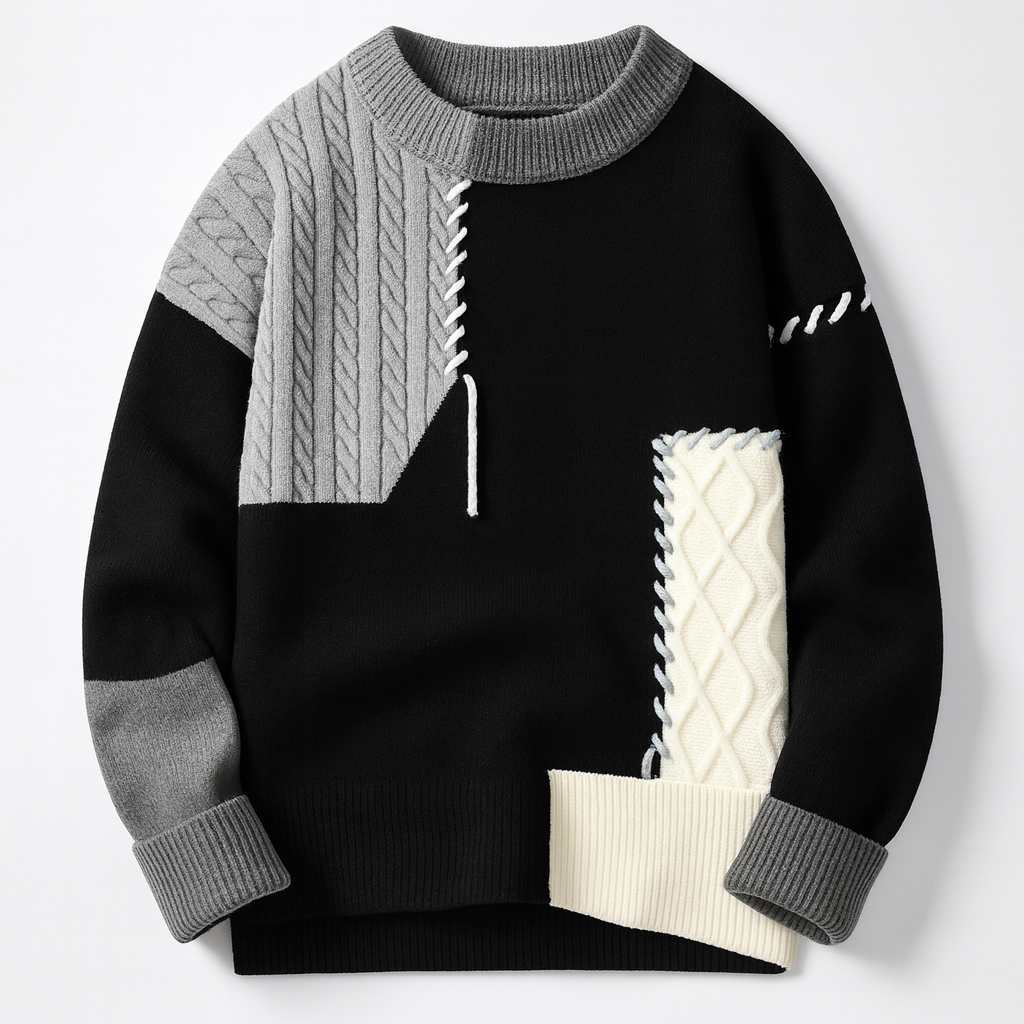 Benedict | Patch Sweater