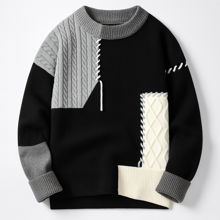 Benedict | Patch Sweater