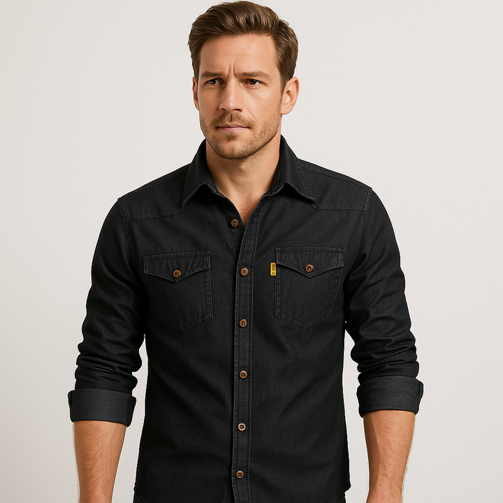 Eloy | Katoen Denim Overhemd
