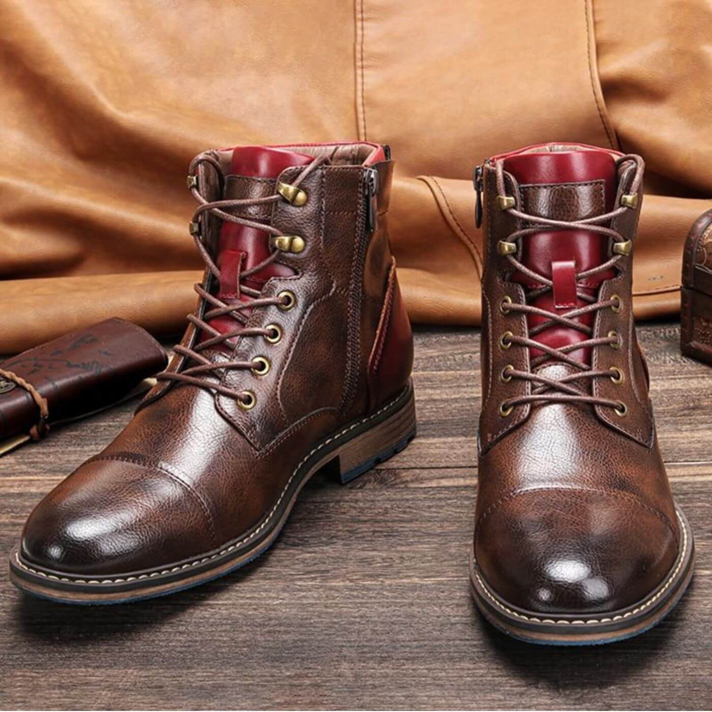 Harko | Premium leren Oxford laarzen