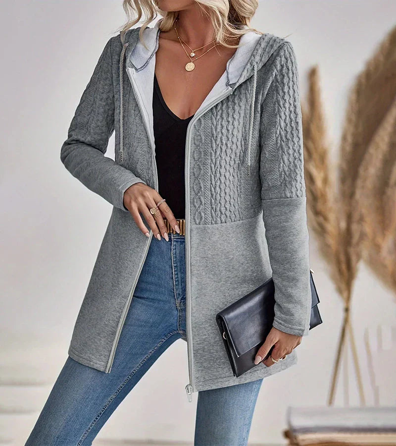 Aletta | Hoodie met Rits
