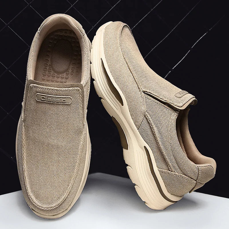 Petrus | Orthopedische Canvas loafers met moeiteloos comfort