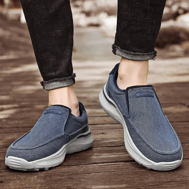 Petrus | Orthopedische Canvas loafers met moeiteloos comfort