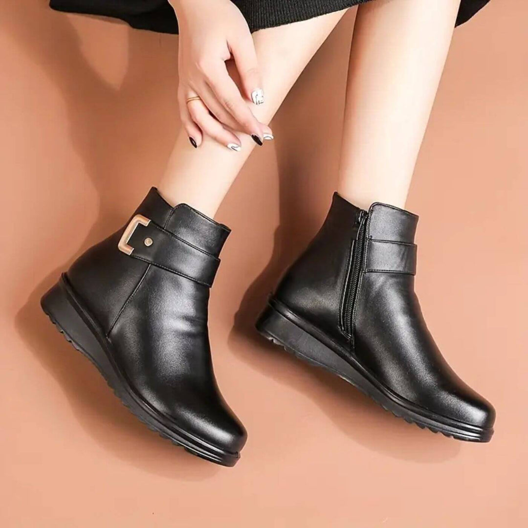 Klasina | Antislip Winterlaarzen met Gevoerde Binnenkant