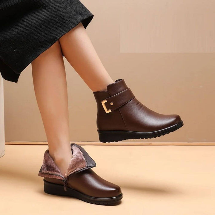 Klasina | Antislip Winterlaarzen met Gevoerde Binnenkant