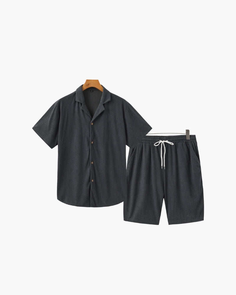 Floris | Ribfluwelen Set