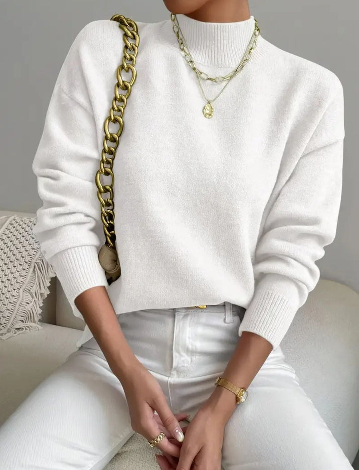 Mette | Elegante Hoge Hals Comforttrui