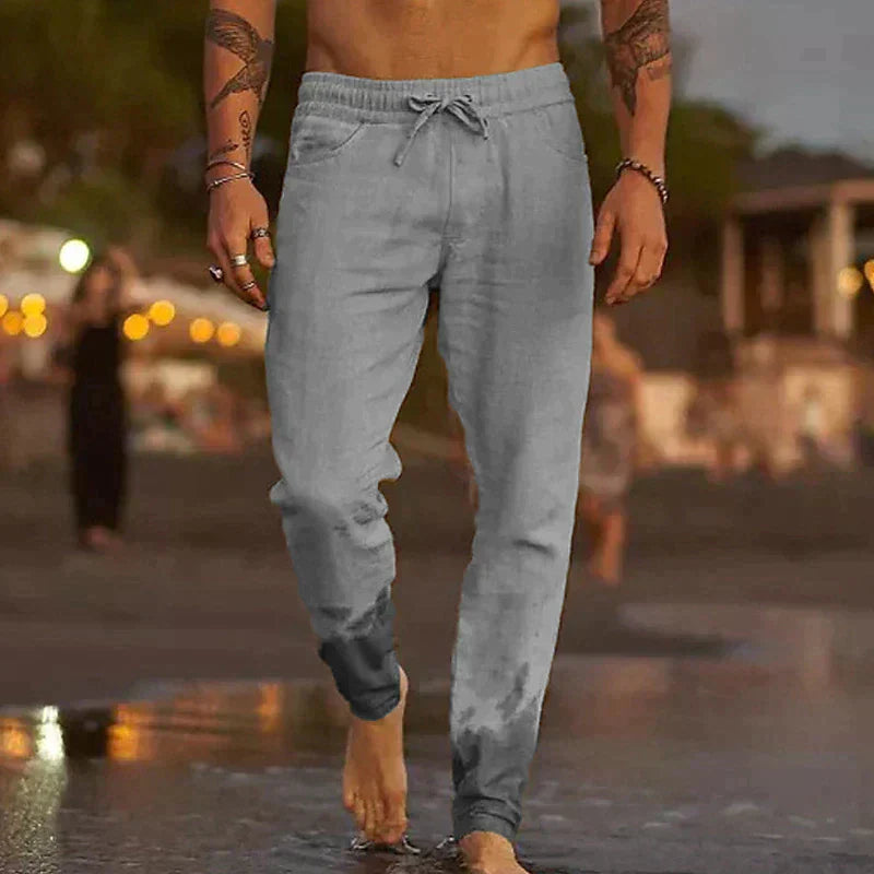 Timo | Casual broek met zachte structuur