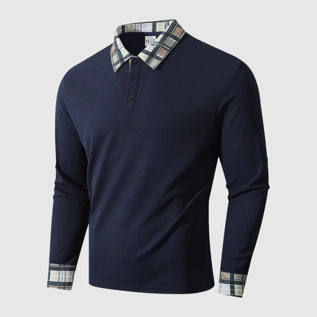 Arjan | Lange Mouwen Poloshirt