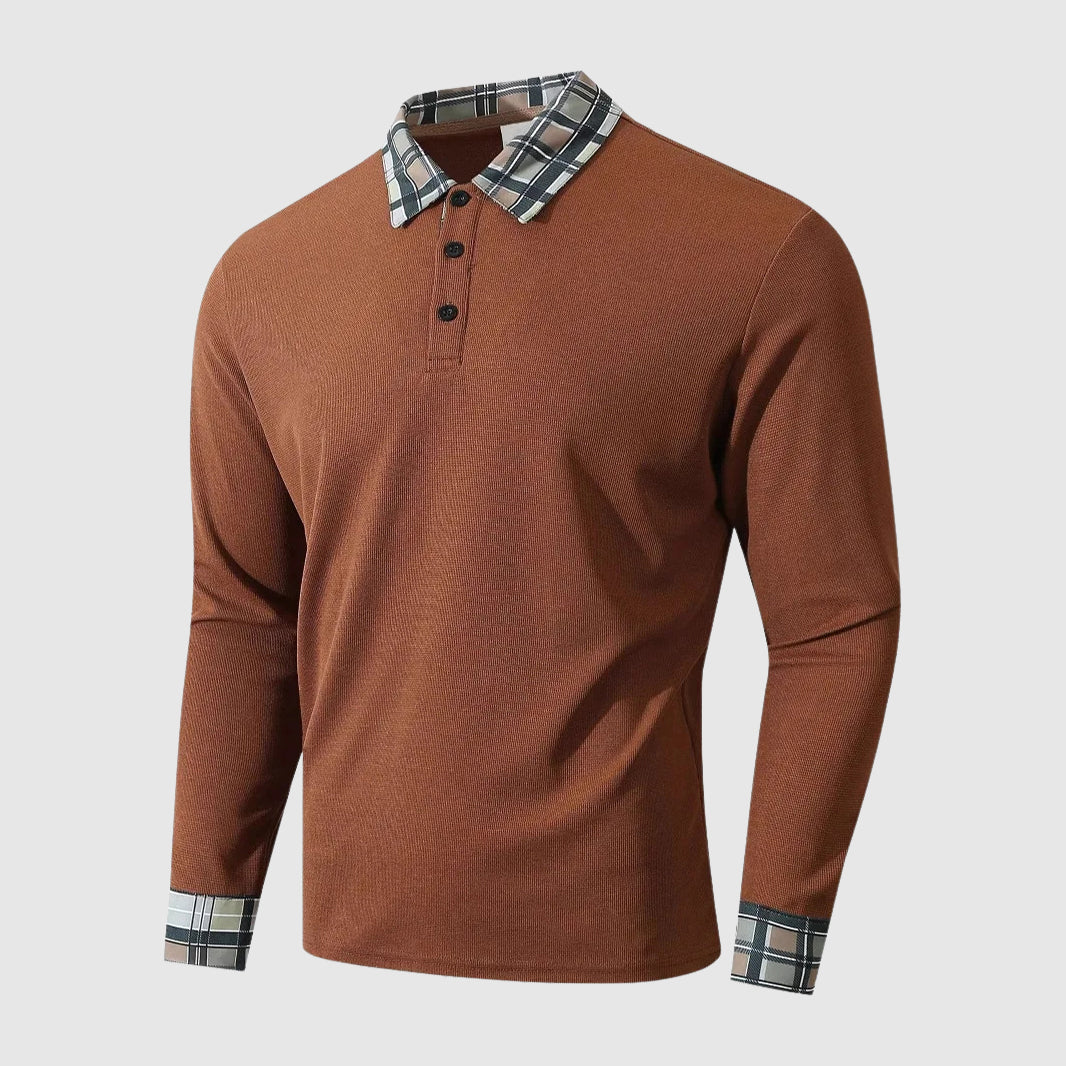 Arjan | Lange Mouwen Poloshirt
