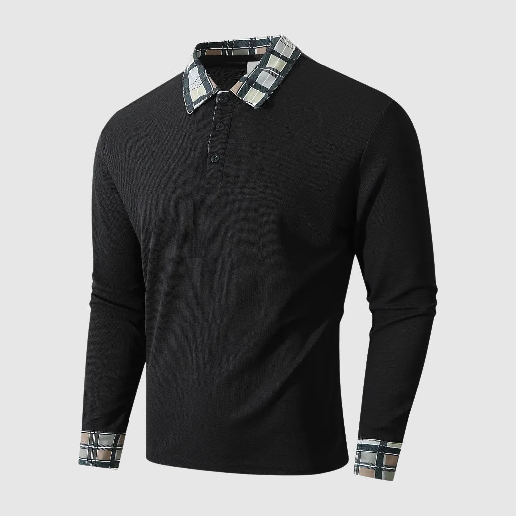 Arjan | Lange Mouwen Poloshirt