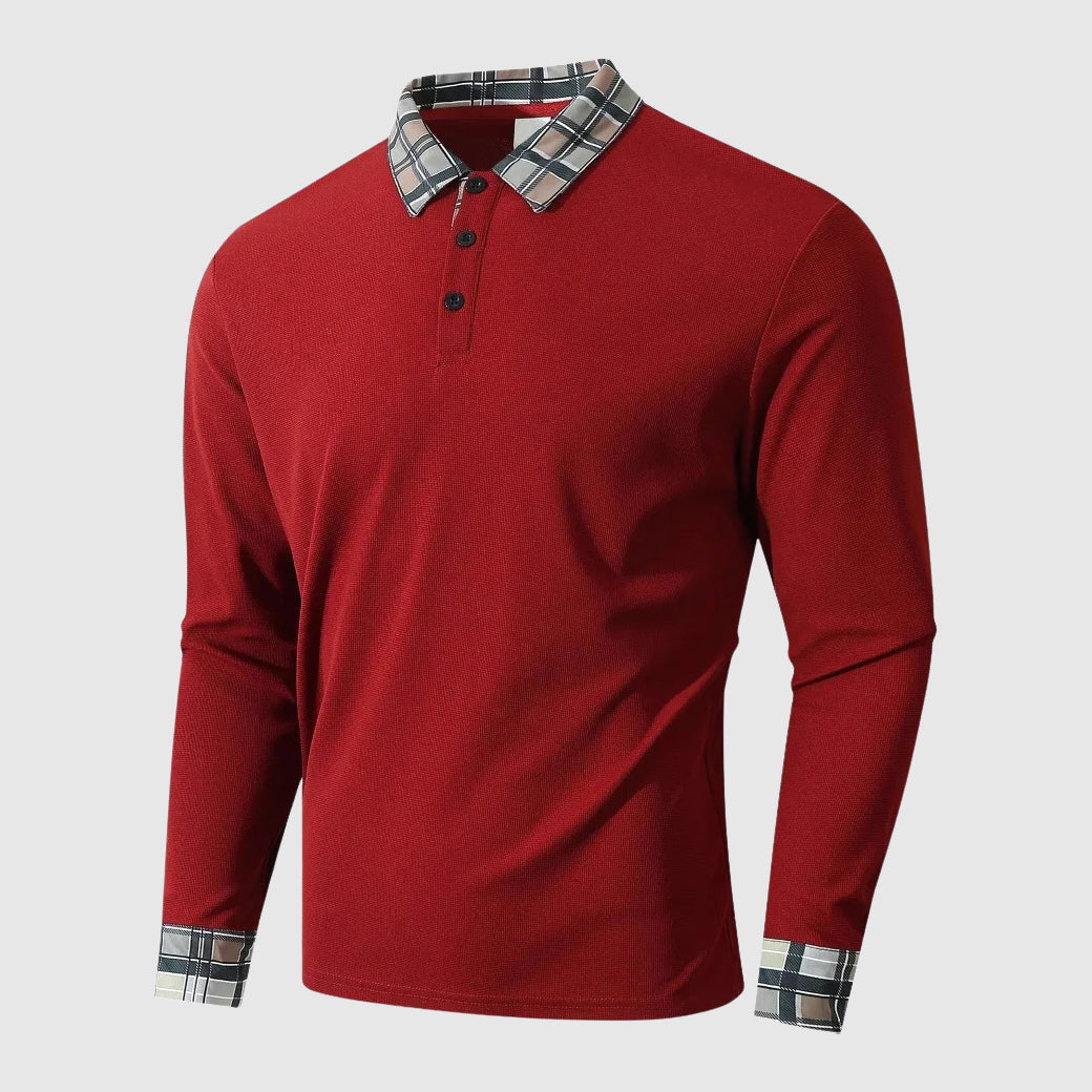 Arjan | Lange Mouwen Poloshirt