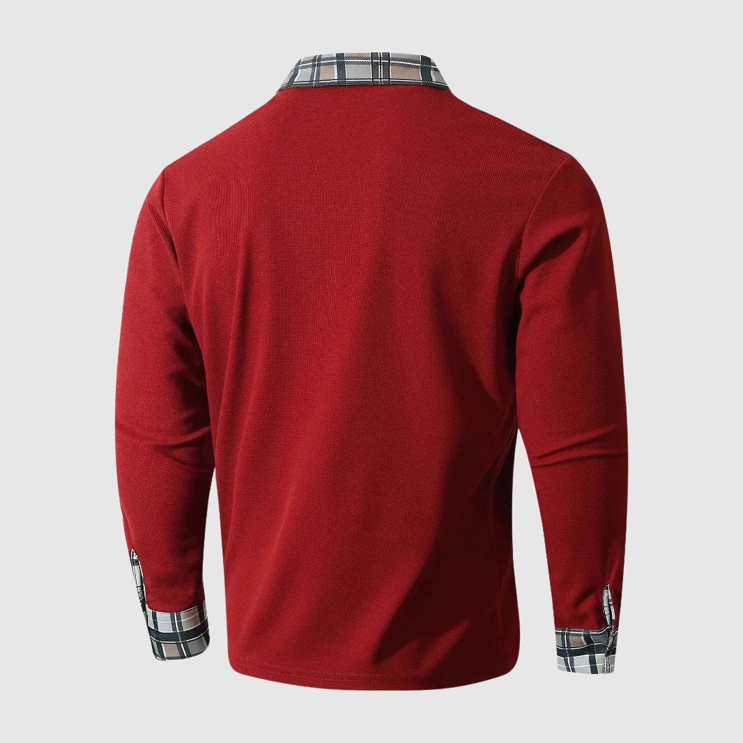 Arjan | Lange Mouwen Poloshirt