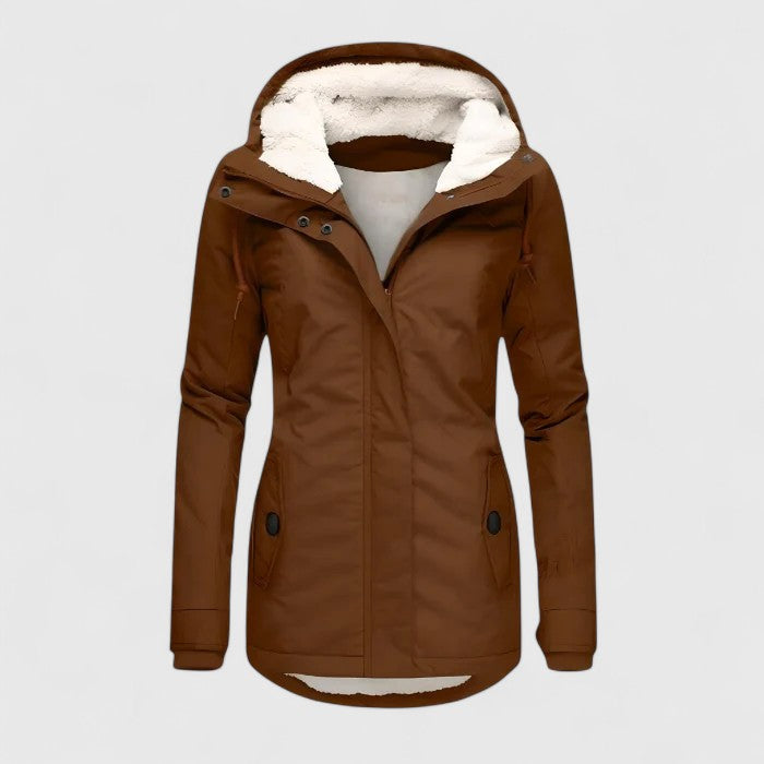 Zita | Waterdichte winterjas met capuchon