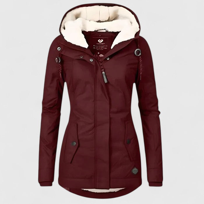 Zita | Waterdichte winterjas met capuchon