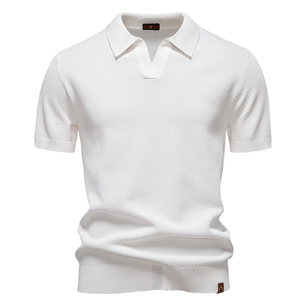 Tim | Gestructureerde Polo-Shirt