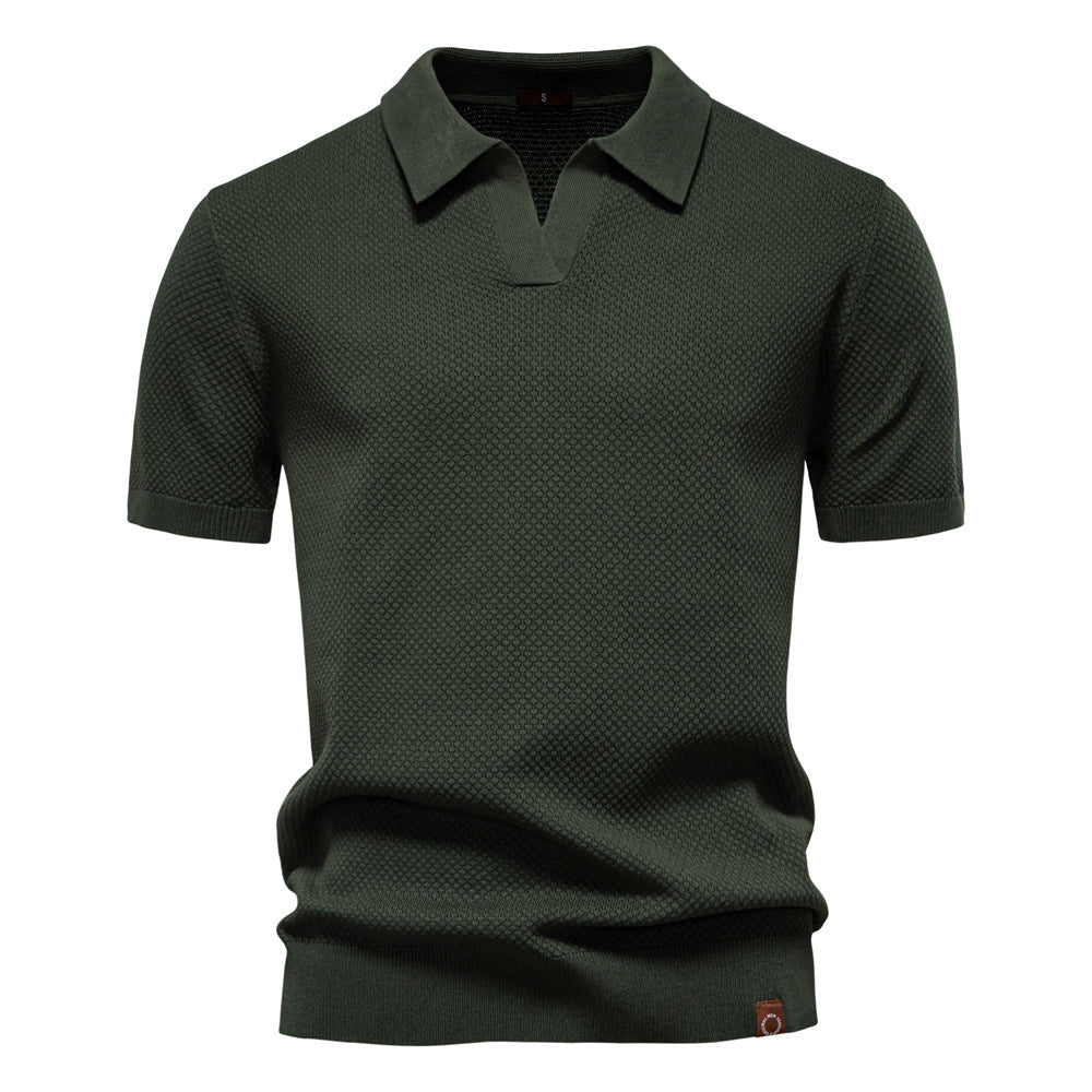 Tim | Gestructureerde Polo-Shirt
