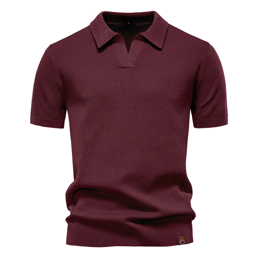Tim | Gestructureerde Polo-Shirt