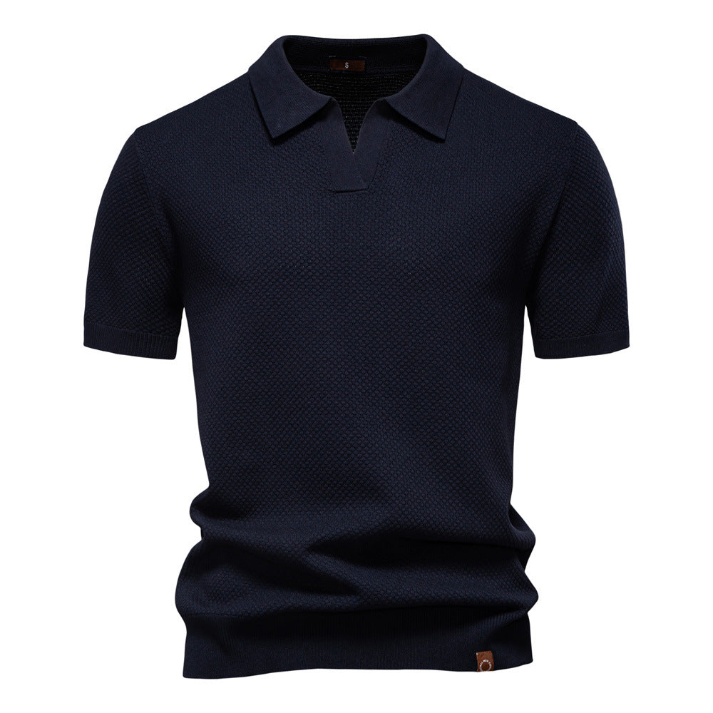 Tim | Gestructureerde Polo-Shirt