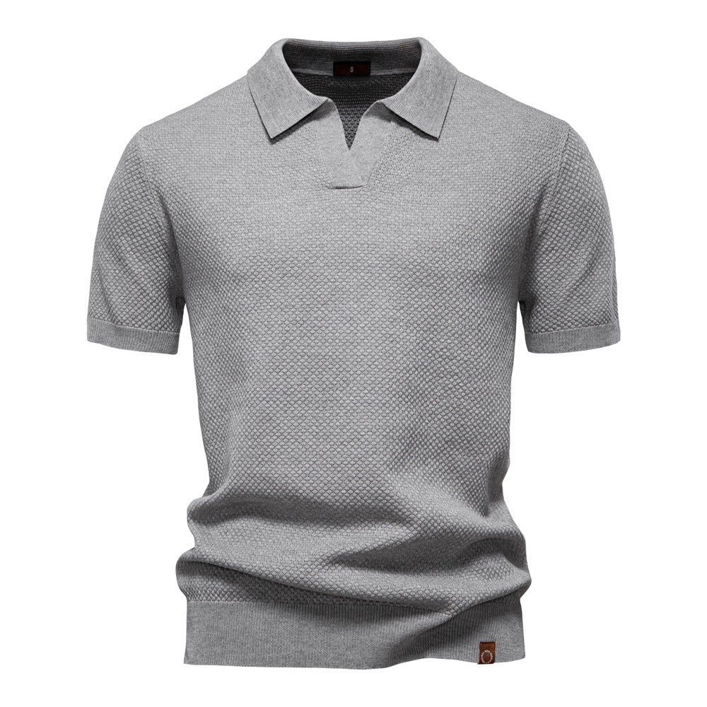 Tim | Gestructureerde Polo-Shirt