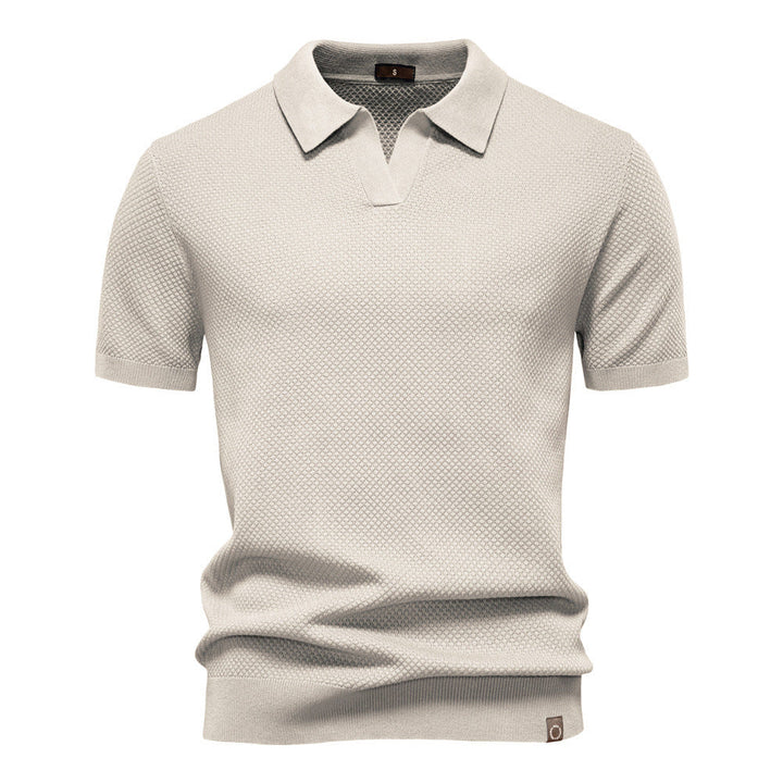 Tim | Gestructureerde Polo-Shirt
