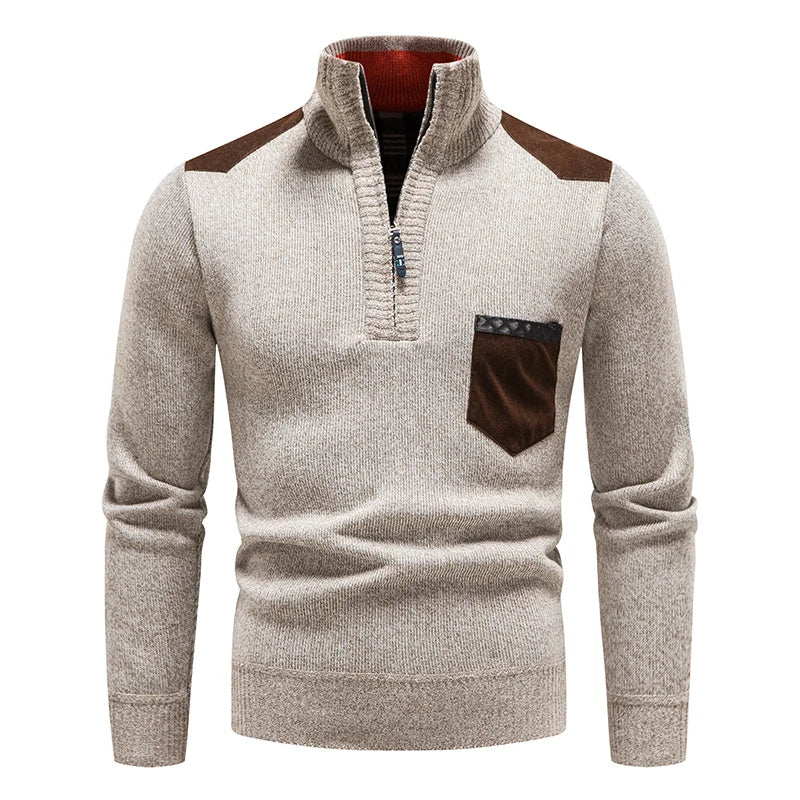 Roeland | Premium Heren Fleecetrui Met Rits