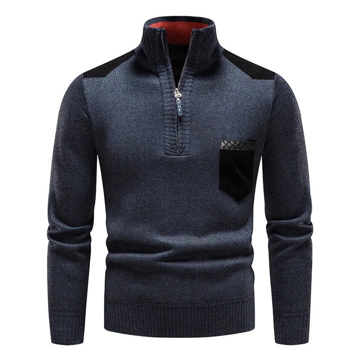 Roeland | Premium Heren Fleecetrui Met Rits