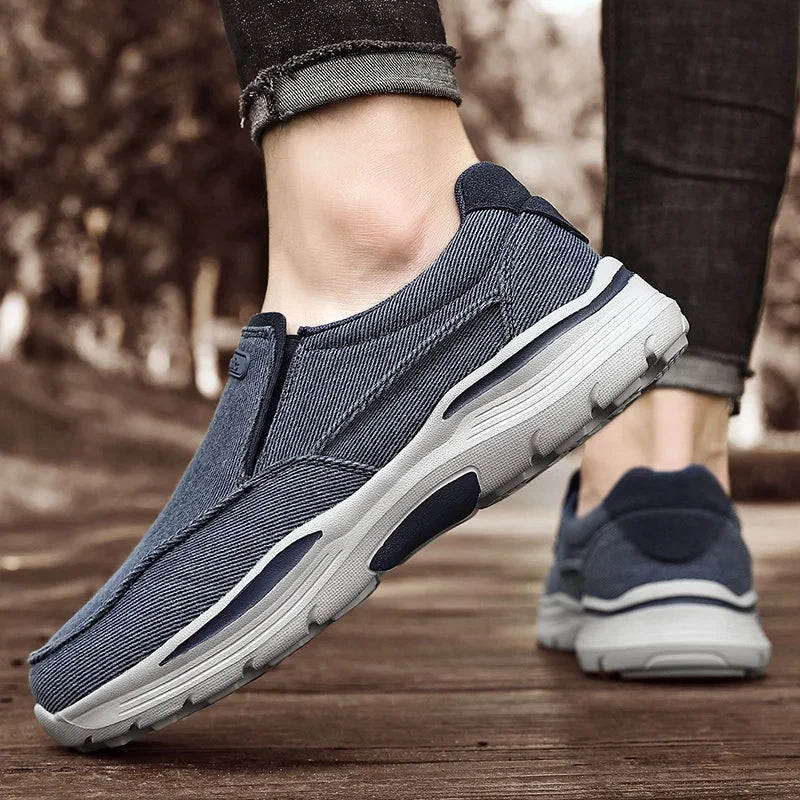 Petrus | Orthopedische Canvas loafers met moeiteloos comfort