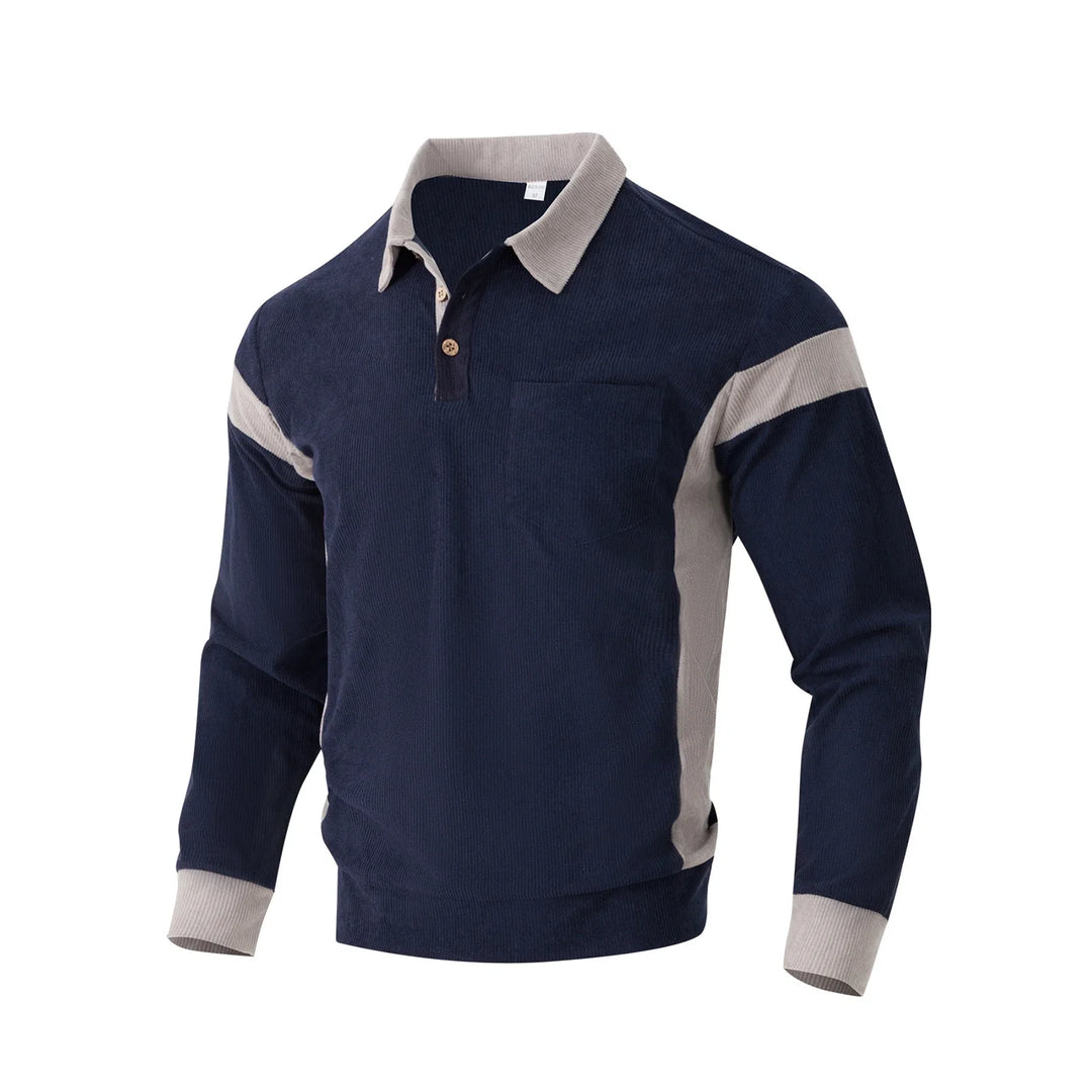 Boaz | Warm Corduroy Poloshirt