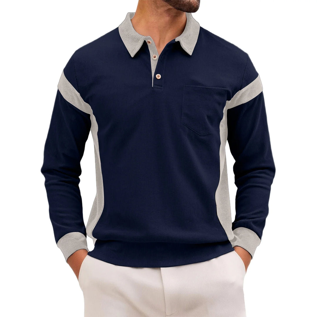 Boaz | Warm Corduroy Poloshirt