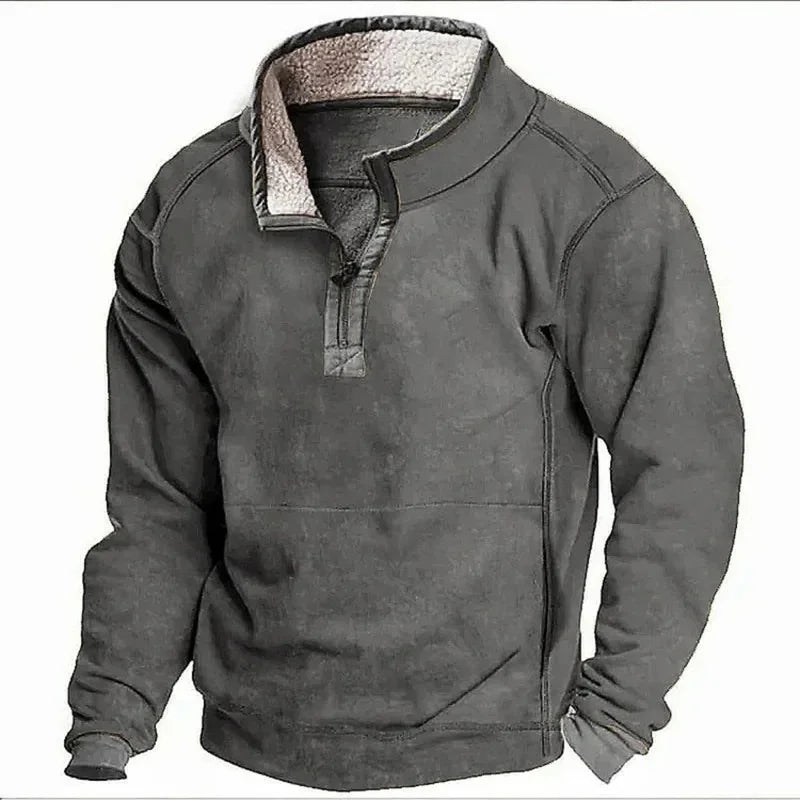 Cornelis | Fleece Gevoerd Herfst Shirt