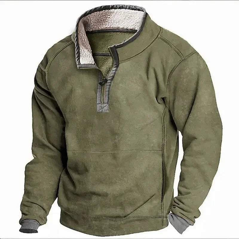 Cornelis | Fleece Gevoerd Herfst Shirt
