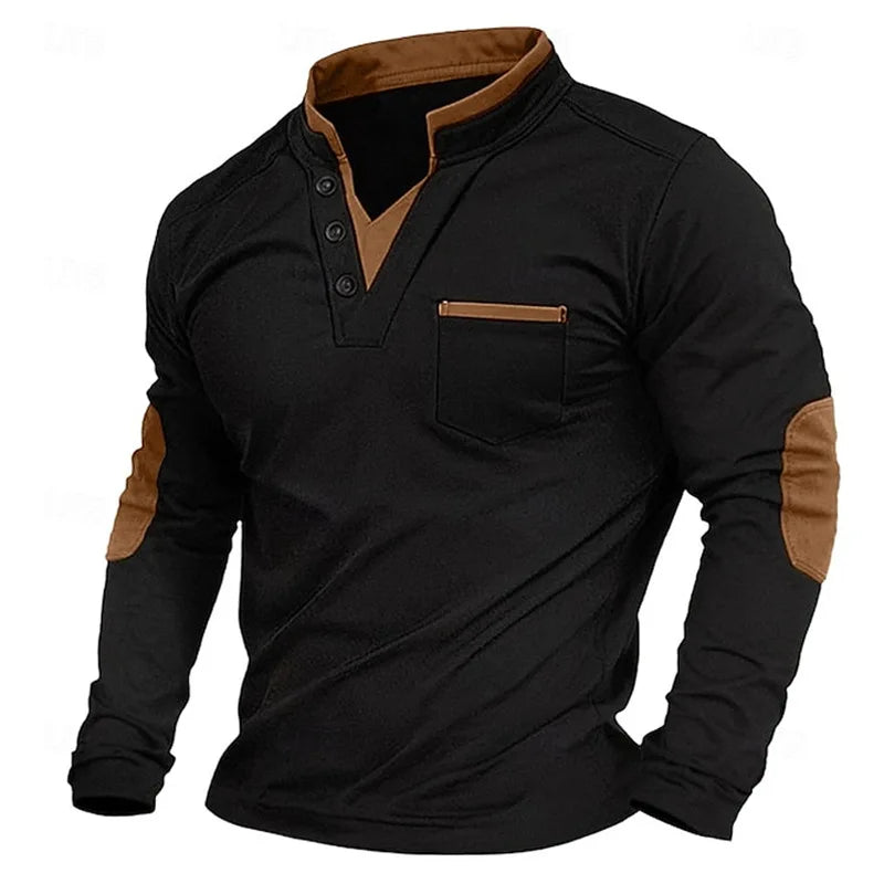 Maurits | Heren V-hals Sweatshirt