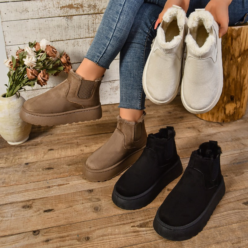 Ariane | Casual Pluche Boots