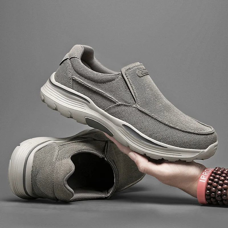 Petrus | Orthopedische Canvas loafers met moeiteloos comfort