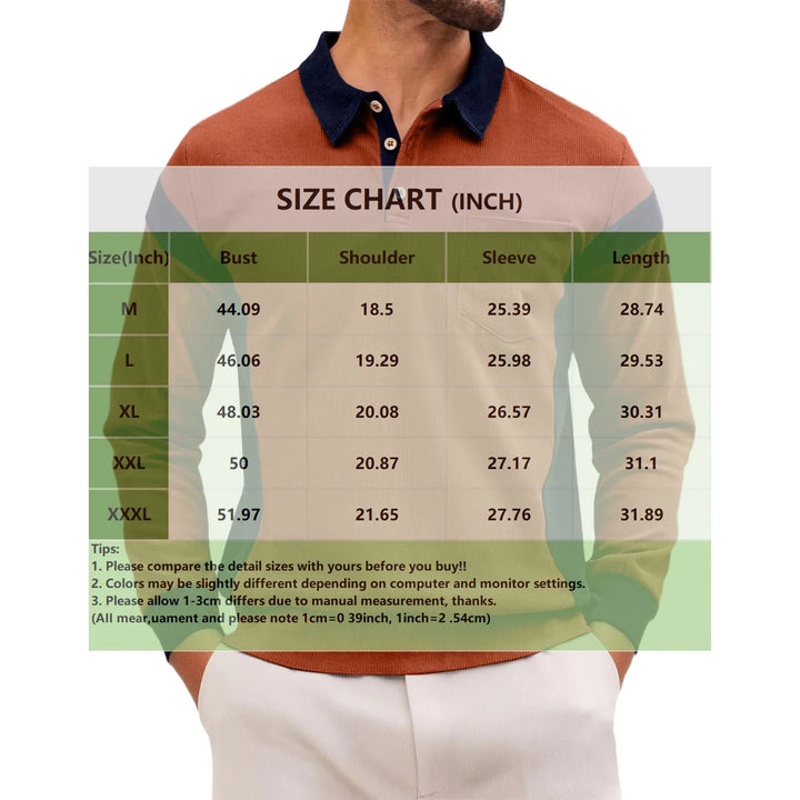 Boaz | Warm Corduroy Poloshirt