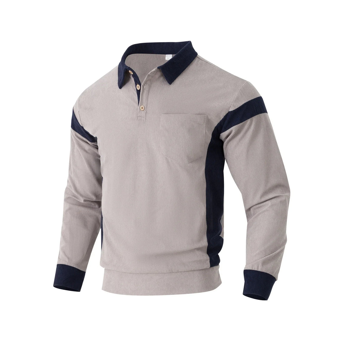 Boaz | Warm Corduroy Poloshirt