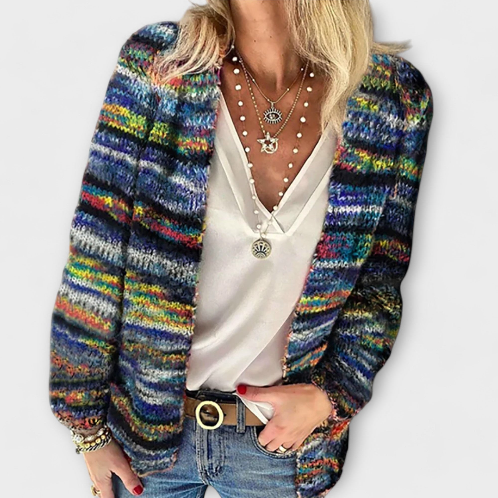 Odilia | Comfortabel vest met levendige uitstraling