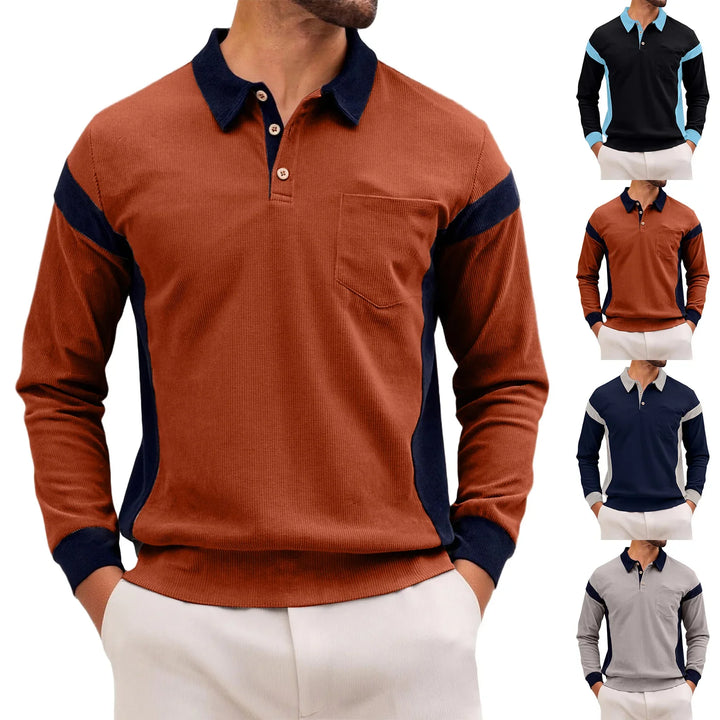 Boaz | Warm Corduroy Poloshirt