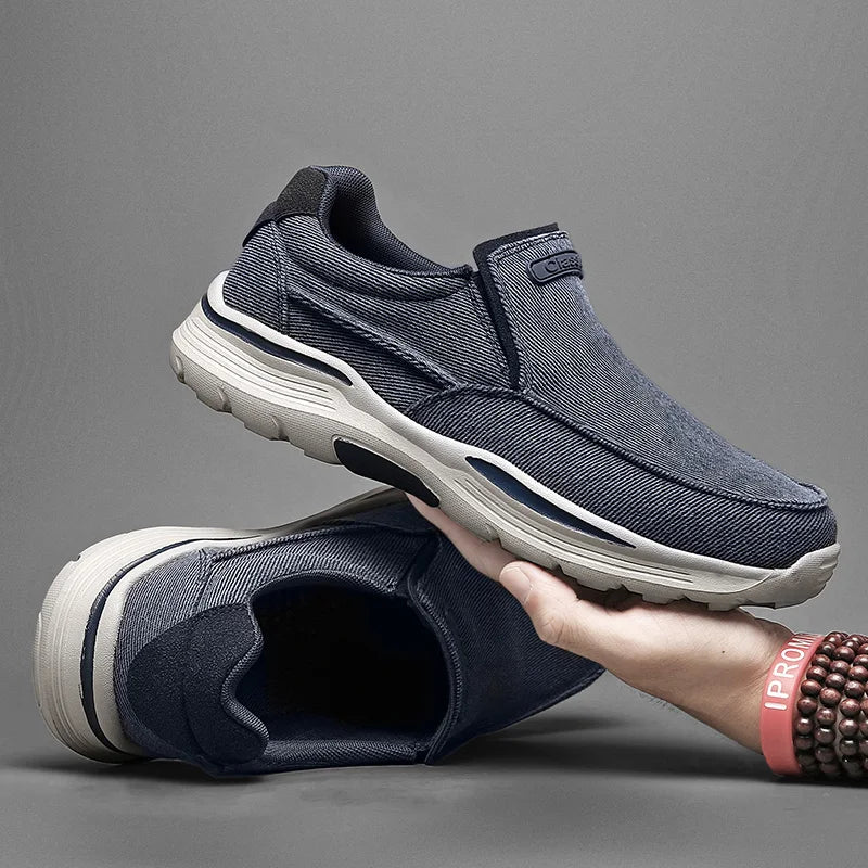 Petrus | Orthopedische Canvas loafers met moeiteloos comfort