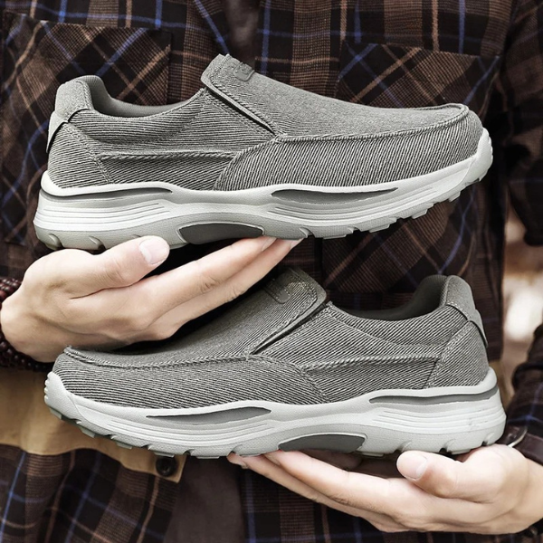 Petrus | Orthopedische Canvas loafers met moeiteloos comfort