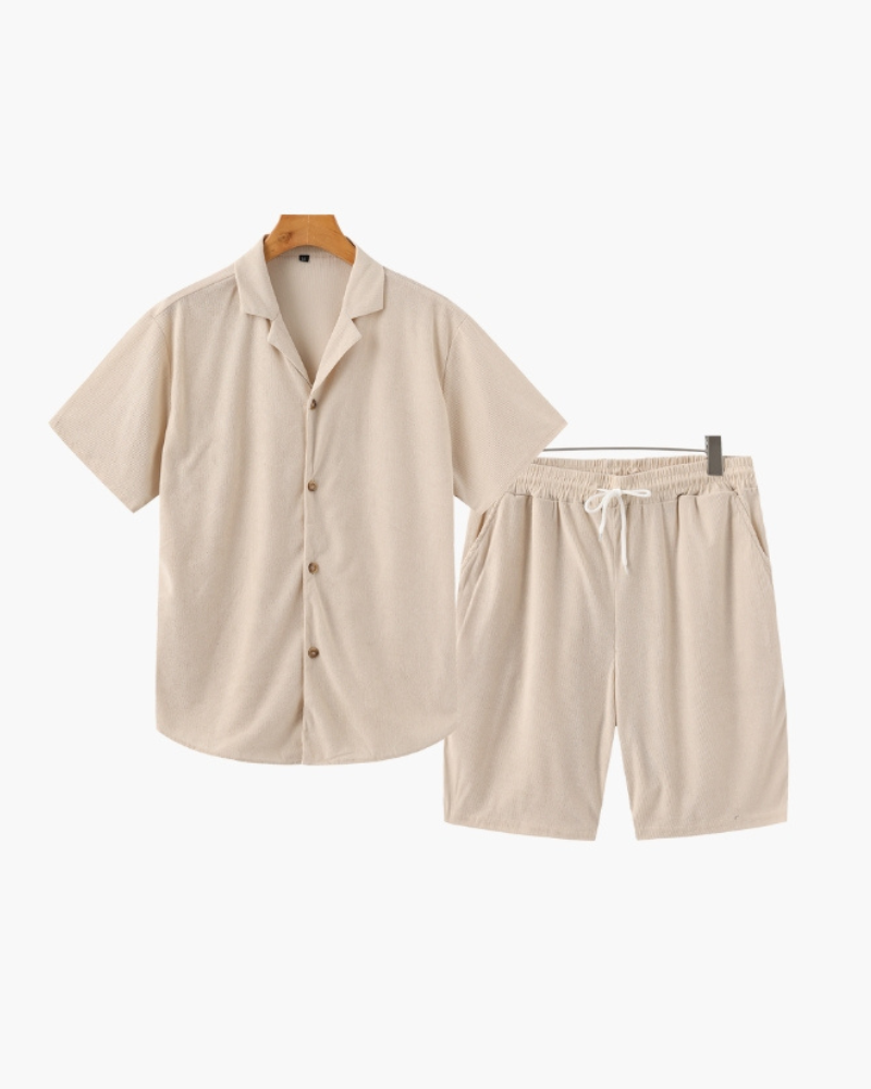 Floris | Ribfluwelen Set